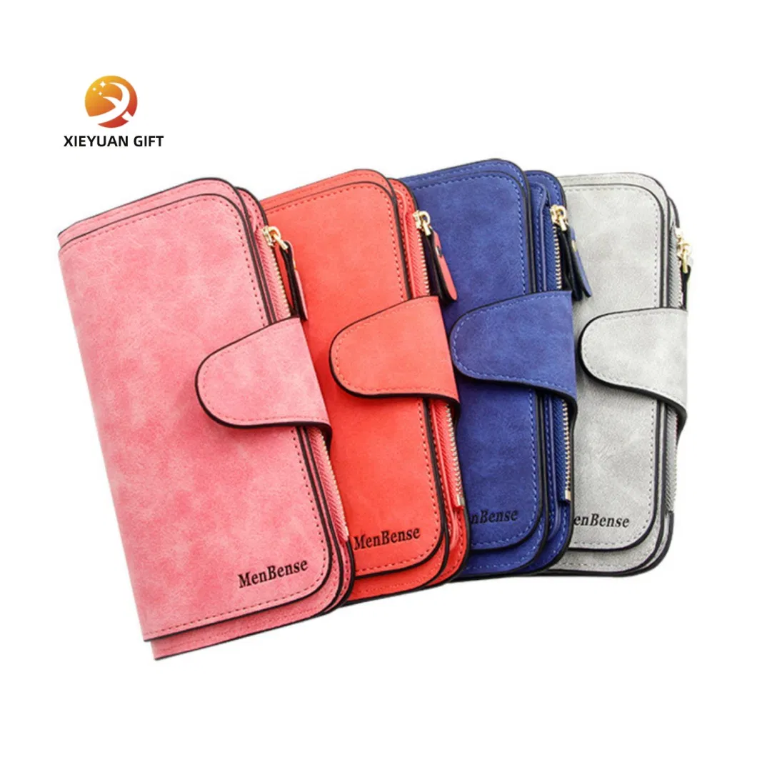 Card Holder Manufacturer Design Fashion Ladies Hand Bag Custom Logo Travel Women Long Coin Purse Clutch Tote Bags Lady Wallet