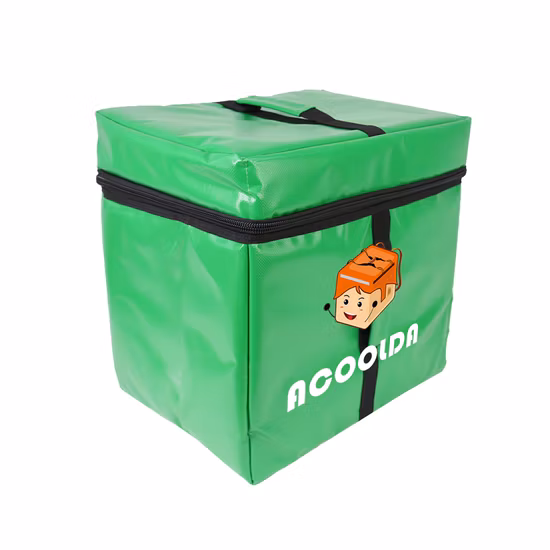 Borsa per la consegna degli alimenti con scatola refrigerante per organizzatore di lattine personalizzata Non